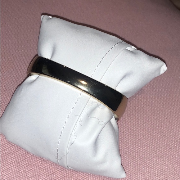 Gold and orange ribbon bow bling bracelet - Picture 4 of 6